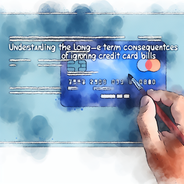 Understanding the Long-Term Consequences of Ignoring Credit Card Bills