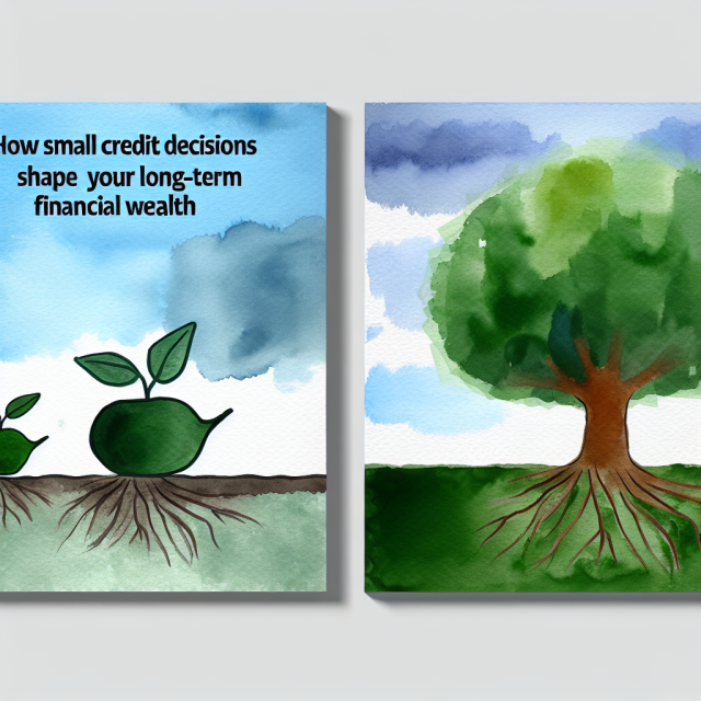 How Small Credit Decisions Shape Your Long-Term Financial Wealth